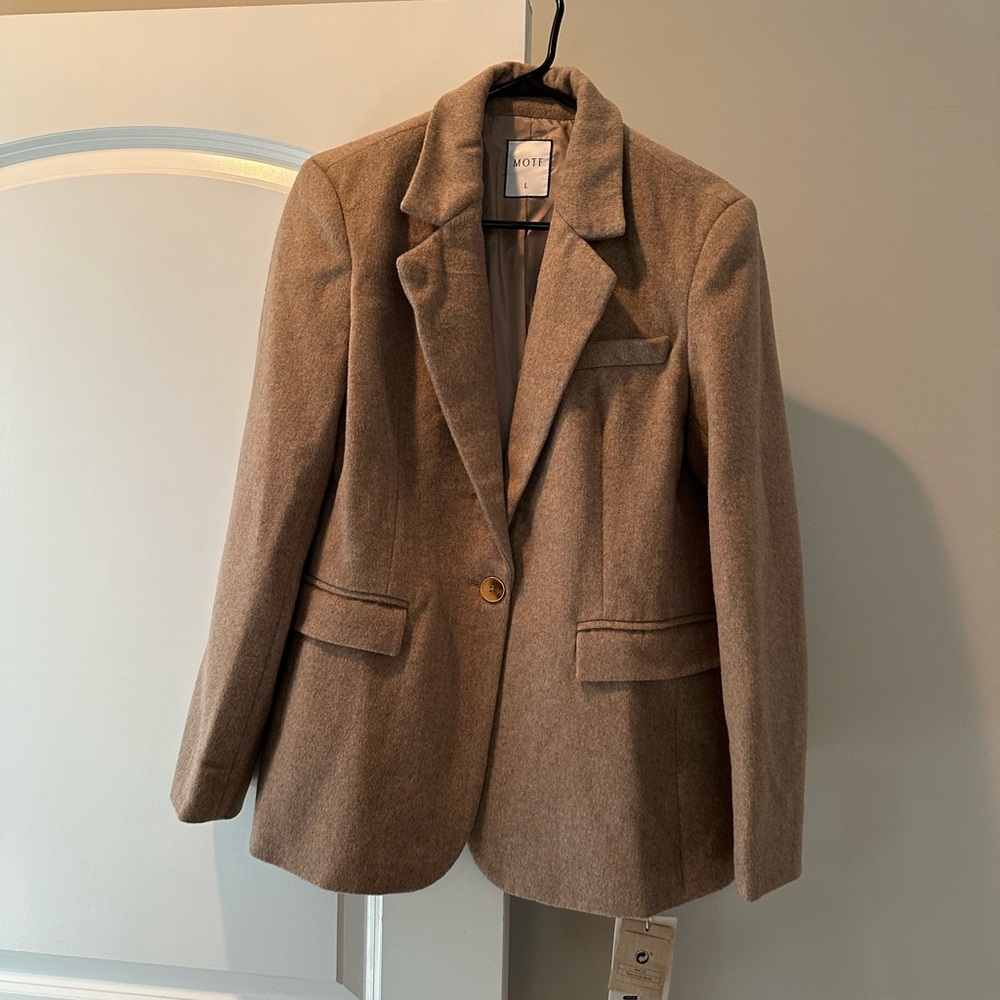 Wool mix blazer